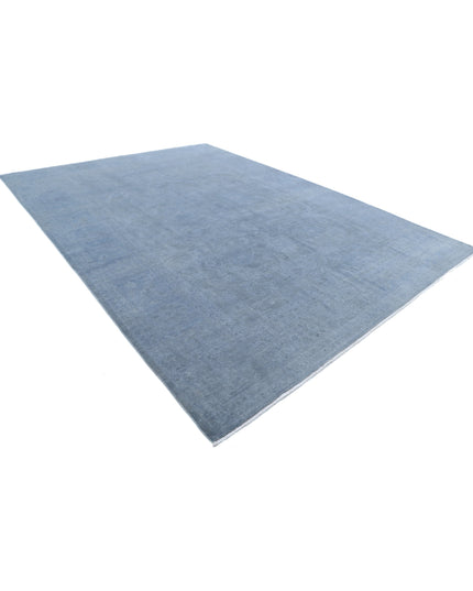 Overdye 9' 10" X 13' 8" Hand Knotted Wool Rug 9' 10" X 13' 8" (300 X 417) / Grey / Wool