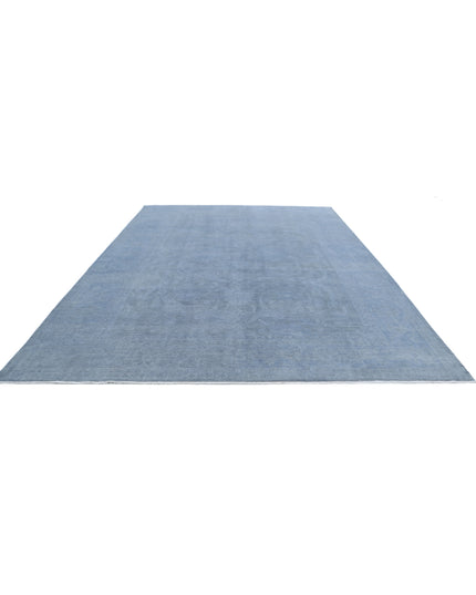 Overdye 9' 10" X 13' 8" Hand Knotted Wool Rug 9' 10" X 13' 8" (300 X 417) / Grey / Wool