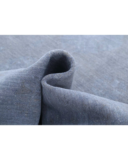 Overdye 9' 10" X 13' 1" Hand Knotted Wool Rug 9' 10" X 13' 1" (300 X 399) / Blue / Wool
