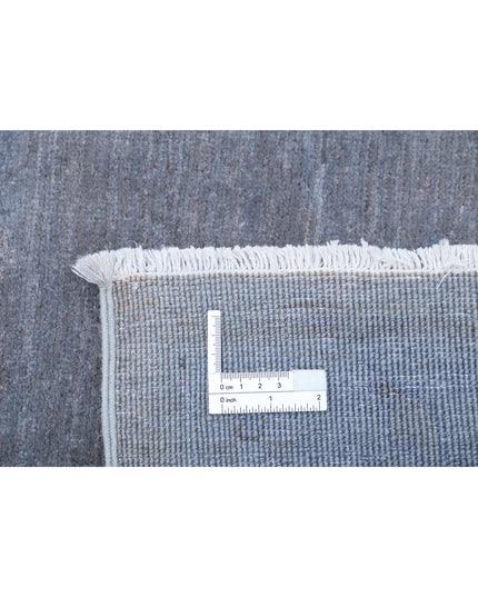 Overdye 9' 10" X 13' 1" Hand Knotted Wool Rug 9' 10" X 13' 1" (300 X 399) / Blue / Wool