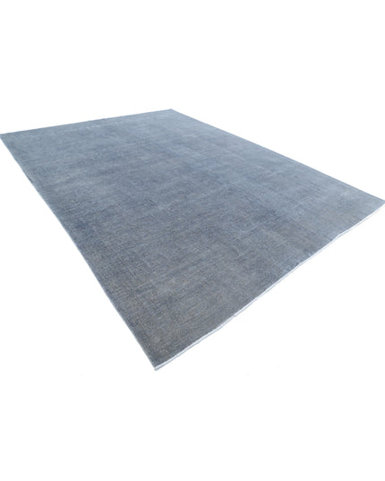Overdye 9' 9" X 13' 1" Hand Knotted Wool Rug 9' 9" X 13' 1" (297 X 399) / Grey / Wool