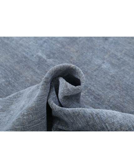 Overdye 9' 9" X 13' 1" Hand Knotted Wool Rug 9' 9" X 13' 1" (297 X 399) / Grey / Wool