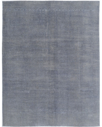 Overdye 9' 9" X 13' 1" Hand Knotted Wool Rug 9' 9" X 13' 1" (297 X 399) / Grey / Wool