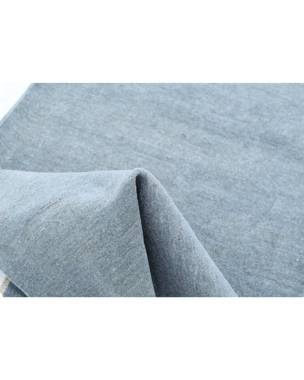 Overdye 2' 9" X 7' 10" Hand Knotted Wool Rug 2' 9" X 7' 10" (84 X 239) / Grey / Wool