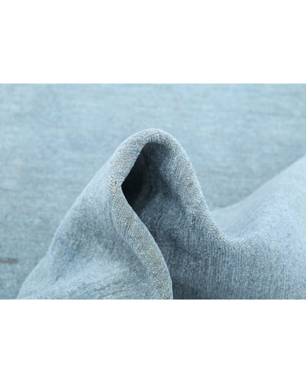 Overdye 7' 11" X 9' 11" Hand Knotted Wool Rug 7' 11" X 9' 11" (241 X 302) / Blue / Wool