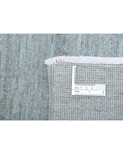 Overdye 8' 9" X 11' 8" Hand Knotted Wool Rug 8' 9" X 11' 8" (267 X 356) / Grey / Wool