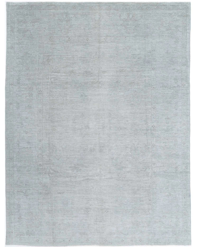 Overdye 8' 9" X 11' 8" Hand Knotted Wool Rug 8' 9" X 11' 8" (267 X 356) / Grey / Wool