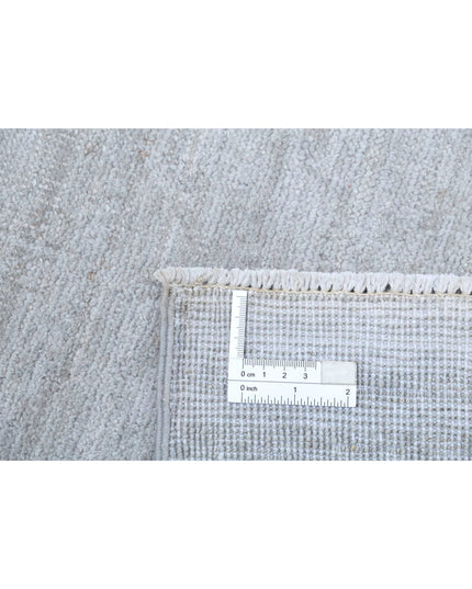 Overdye 2' 7" X 12' 2" Hand Knotted Wool Rug 2' 7" X 12' 2" (79 X 371) / Grey / Wool