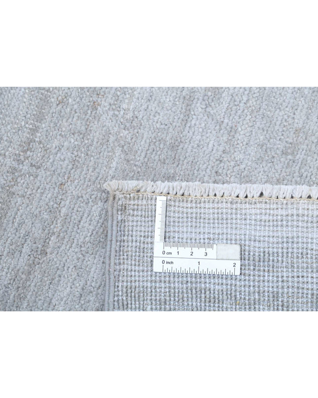 Overdye 2' 7" X 12' 2" Hand Knotted Wool Rug 2' 7" X 12' 2" (79 X 371) / Grey / Wool