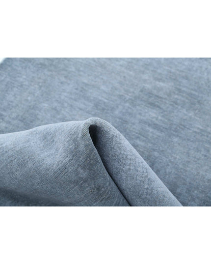 Overdye 3' 3" X 4' 10" Hand Knotted Wool Rug 3' 3" X 4' 10" (99 X 147) / Grey / Wool