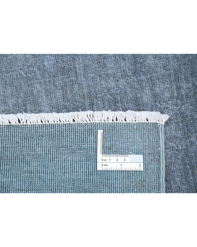 Overdye 3' 3" X 4' 10" Hand Knotted Wool Rug 3' 3" X 4' 10" (99 X 147) / Grey / Wool