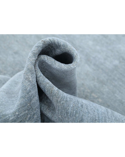 Overdye 5' 2" X 14' 10" Hand Knotted Wool Rug 5' 2" X 14' 10" (158 X 452) / Grey / Wool