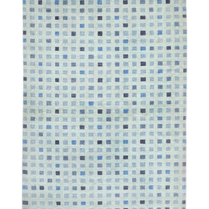 Overdye 3' 2" X 4' 11" Hand Knotted Wool Rug 3' 2" X 4' 11" (97 X 150) / Green / Wool