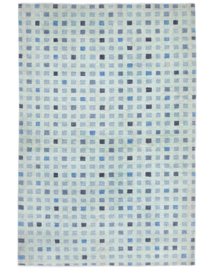 Overdye 3' 2" X 4' 11" Hand Knotted Wool Rug 3' 2" X 4' 11" (97 X 150) / Green / Wool