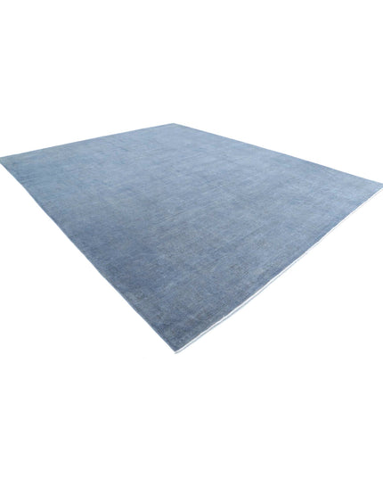 Overdye 11' 8" X 14' 5" Hand Knotted Wool Rug 11' 8" X 14' 5" (356 X 440) / Grey / Wool