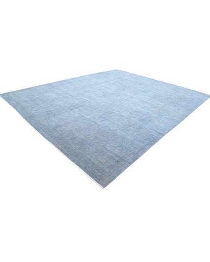 Overdye 11' 8" X 14' 5" Hand Knotted Wool Rug 11' 8" X 14' 5" (356 X 440) / Grey / Wool