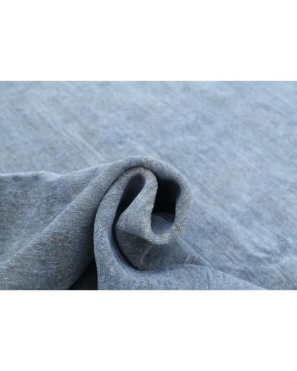 Overdye 11' 8" X 14' 5" Hand Knotted Wool Rug 11' 8" X 14' 5" (356 X 440) / Grey / Wool