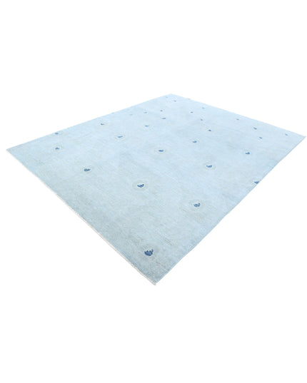 Overdye 7' 10" X 9' 10" Hand Knotted Wool Rug 7' 10" X 9' 10" (239 X 300) / Green / Wool