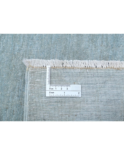 Overdye 7' 10" X 9' 10" Hand Knotted Wool Rug 7' 10" X 9' 10" (239 X 300) / Green / Wool