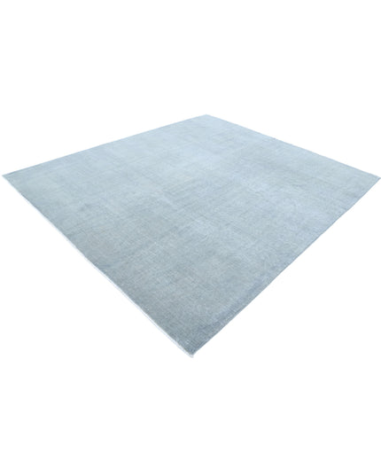 Overdye 7' 11" X 9' 2" Hand Knotted Wool Rug 7' 11" X 9' 2" (241 X 280) / Grey / Wool