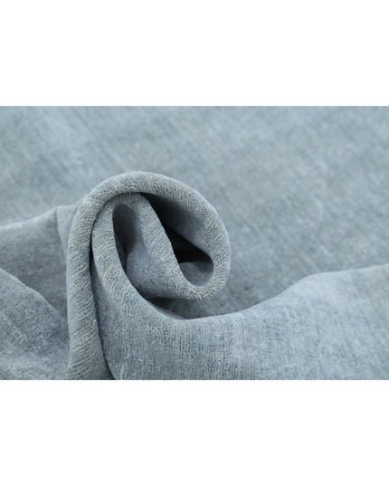 Overdye 7' 11" X 9' 2" Hand Knotted Wool Rug 7' 11" X 9' 2" (241 X 280) / Grey / Wool