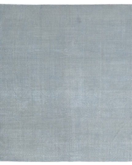 Overdye 7' 11" X 9' 2" Hand Knotted Wool Rug 7' 11" X 9' 2" (241 X 280) / Grey / Wool