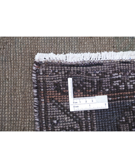 Overdye 6' 8" X 9' 5" Hand Knotted Wool Rug 6' 8" X 9' 5" (203 X 287) / Brown / Wool