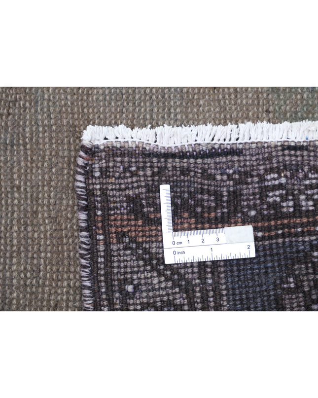 Overdye 6' 8" X 9' 5" Hand Knotted Wool Rug 6' 8" X 9' 5" (203 X 287) / Brown / Wool