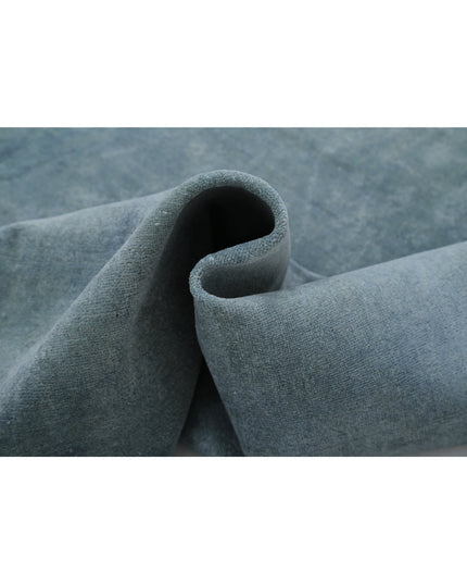 Overdye 9' 1" X 11' 8" Hand Knotted Wool Rug 9' 1" X 11' 8" (277 X 356) / Blue / Wool