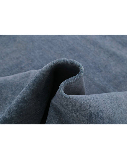 Overdye 8' 9" X 11' 10" Hand Knotted Wool Rug 8' 9" X 11' 10" (267 X 361) / Charcoal / Wool