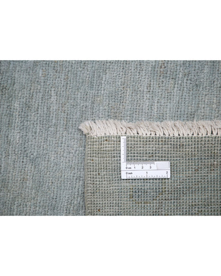 Overdye 7' 11" X 9' 11" Hand Knotted Wool Rug 7' 11" X 9' 11" (241 X 302) / Grey / Wool