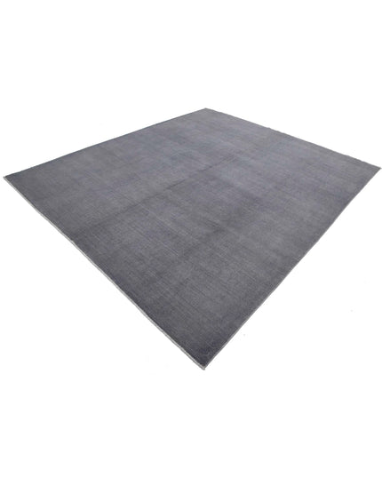 Overdye 8' 1" X 9' 4" Hand Knotted Wool Rug 8' 1" X 9' 4" (246 X 284) / Grey / Wool