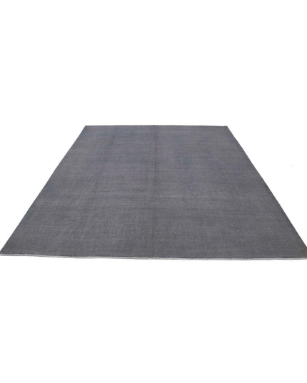 Overdye 8' 1" X 9' 4" Hand Knotted Wool Rug 8' 1" X 9' 4" (246 X 284) / Grey / Wool
