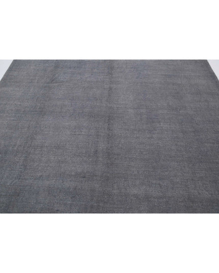 Overdye 8' 1" X 9' 4" Hand Knotted Wool Rug 8' 1" X 9' 4" (246 X 284) / Grey / Wool