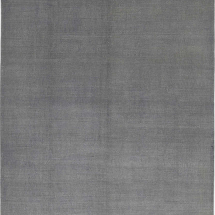 Overdye 8' 1" X 9' 4" Hand Knotted Wool Rug 8' 1" X 9' 4" (246 X 284) / Grey / Wool