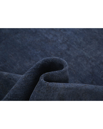 Overdye 6' 4" X 9' 1" Hand Knotted Wool Rug 6' 4" X 9' 1" (193 X 277) / Blue / Wool