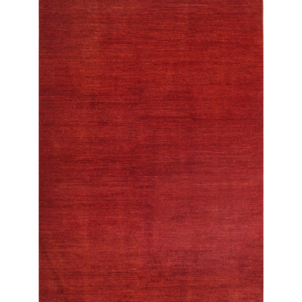Overdye 3' 9" X 5' 10" Hand Knotted Wool Rug 3' 9" X 5' 10" (114 X 178) / Rust / Wool