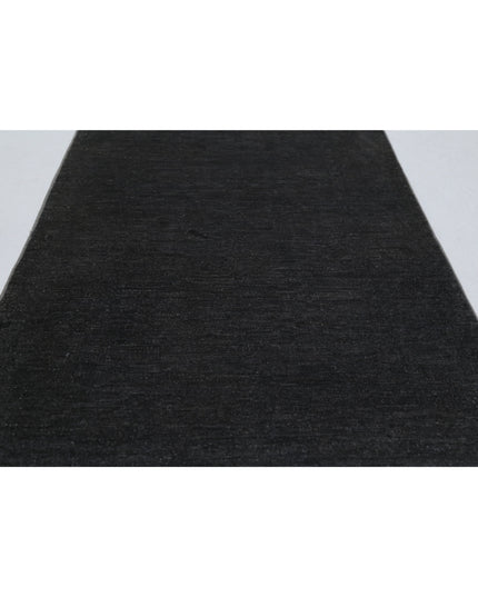 Overdye 2' 9" X 4' 1" Hand Knotted Wool Rug 2' 9" X 4' 1" (84 X 124) / Charcoal / Wool
