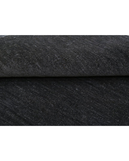 Overdye 2' 9" X 4' 1" Hand Knotted Wool Rug 2' 9" X 4' 1" (84 X 124) / Charcoal / Wool