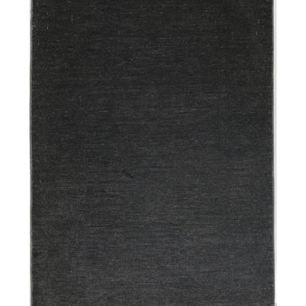 Overdye 2' 9" X 4' 1" Hand Knotted Wool Rug 2' 9" X 4' 1" (84 X 124) / Charcoal / Wool
