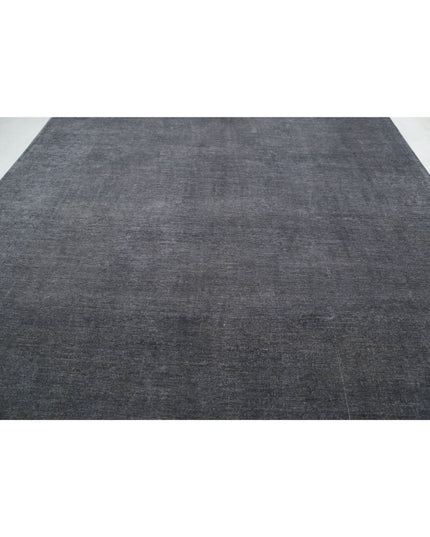Overdye 9' 8" X 13' 9" Hand Knotted Wool Rug 9' 8" X 13' 9" (295 X 419) / Grey / Wool
