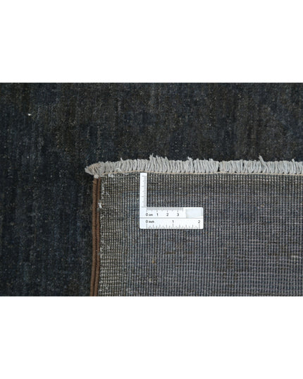 Overdye 9' 10" X 13' 5" Hand Knotted Wool Rug 9' 10" X 13' 5" (300 X 409) / Black / Wool