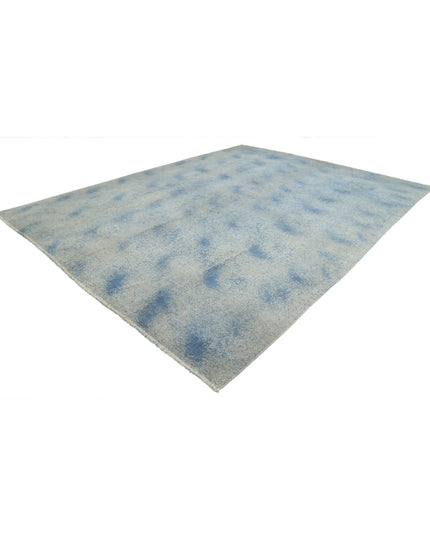 Overdye 10' 2" X 13' 6" Hand Knotted Wool Rug 10' 2" X 13' 6" (310 X 411) / Grey / Wool