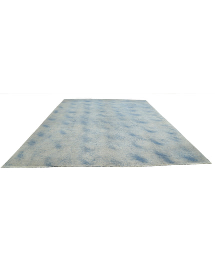Overdye 10' 2" X 13' 6" Hand Knotted Wool Rug 10' 2" X 13' 6" (310 X 411) / Grey / Wool
