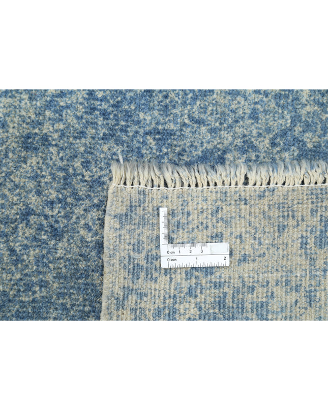 Overdye 10' 2" X 13' 6" Hand Knotted Wool Rug 10' 2" X 13' 6" (310 X 411) / Grey / Wool