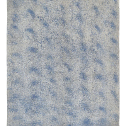 Overdye 10' 2" X 13' 6" Hand Knotted Wool Rug 10' 2" X 13' 6" (310 X 411) / Grey / Wool