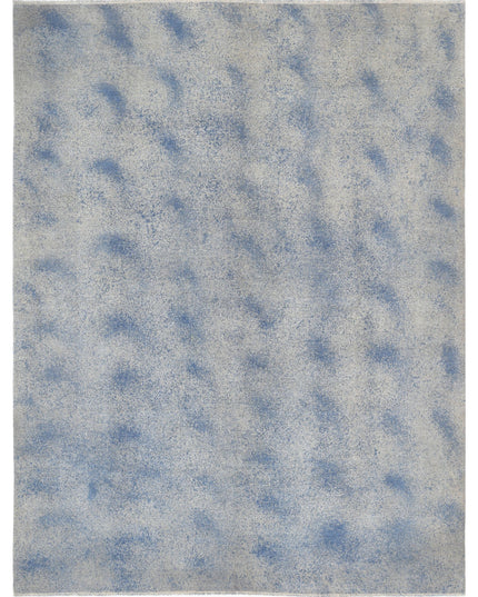 Overdye 10' 2" X 13' 6" Hand Knotted Wool Rug 10' 2" X 13' 6" (310 X 411) / Grey / Wool