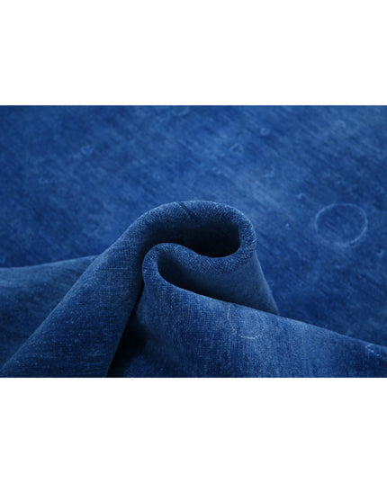 Overdye 14' 1" X 20' 6" Hand Knotted Wool Rug 14' 1" X 20' 6" (429 X 625) / Blue / Wool