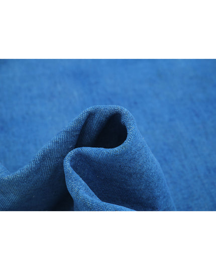 Overdye 11' 7" X 16' 0" Hand Knotted Wool Rug 11' 7" X 16' 0" (353 X 488) / Blue / Wool