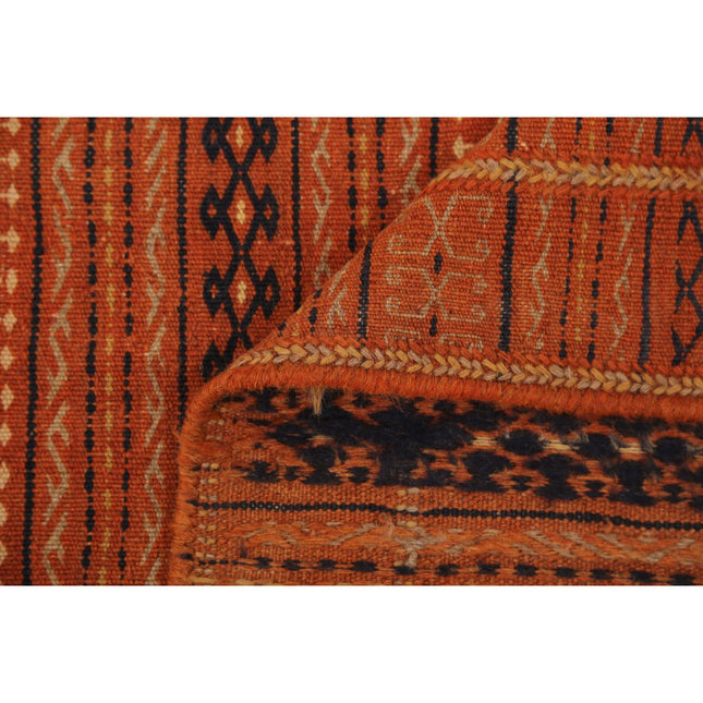 Persian Kilim 4' 9" X 6' 3" Wool Hand-Woven Kilim 4' 9" X 6' 3" (145 X 191) / Multi / Multi